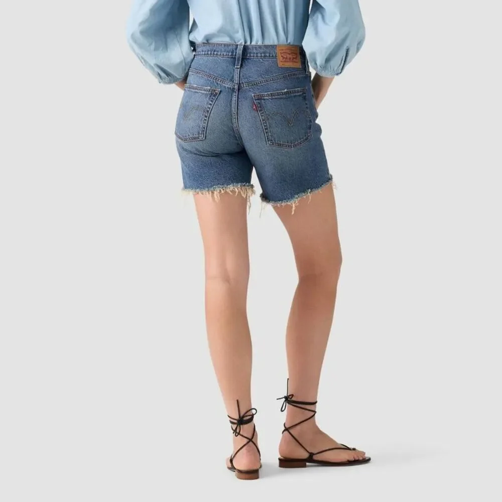 Levi's Medium Blue Denim Jean Shorts